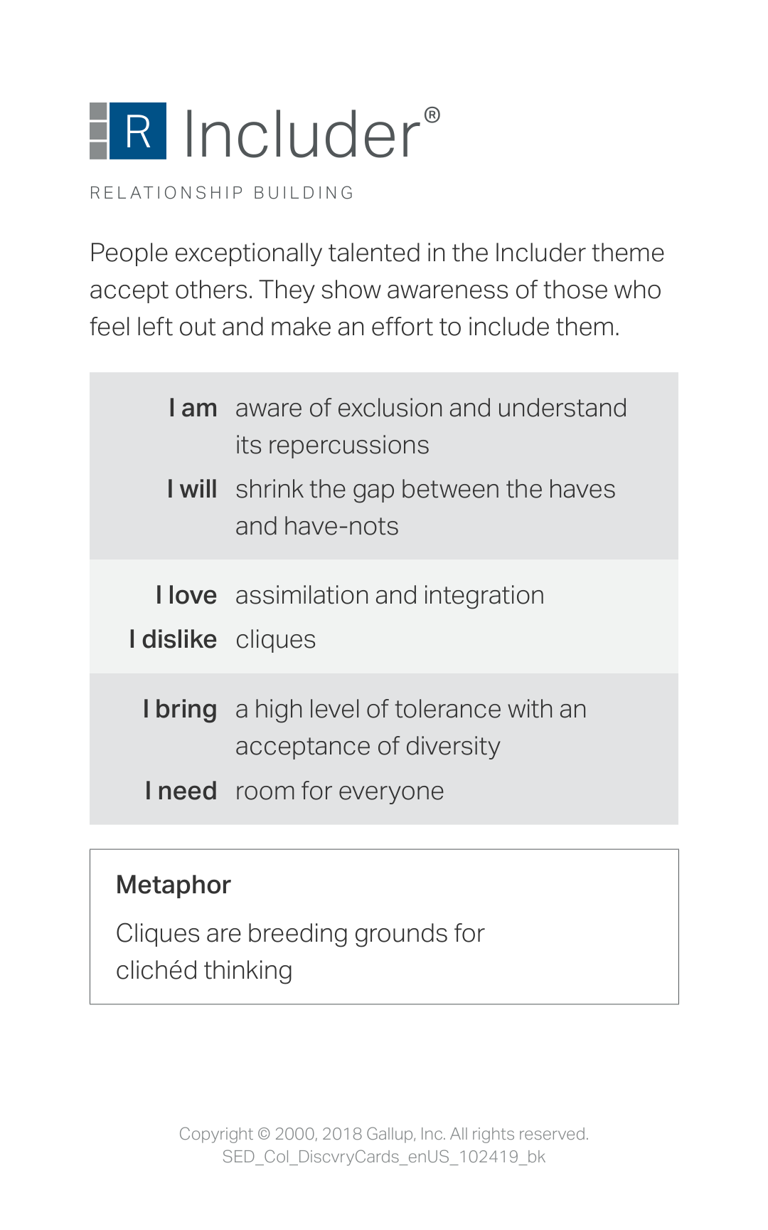 Includer